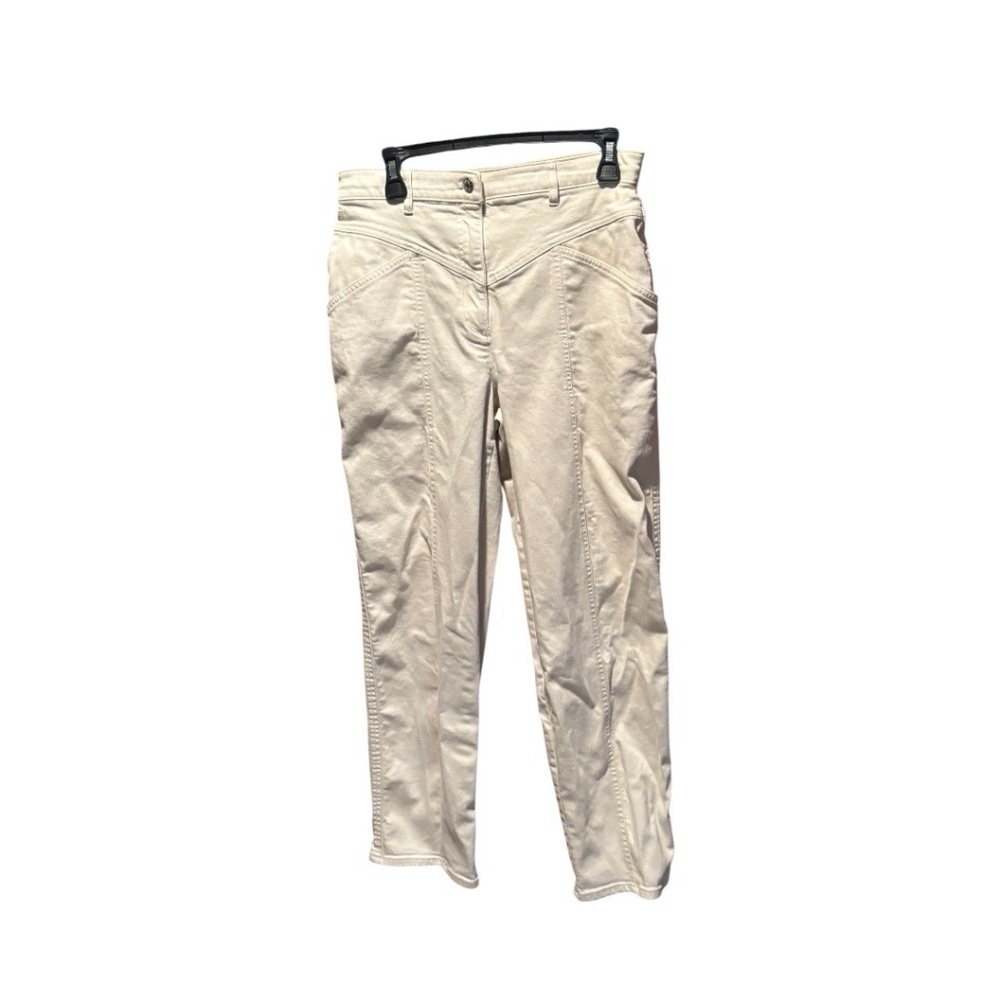 Aritzia Wilfred Free Archer High Waist V-Yoke Jeans Cream Size 6